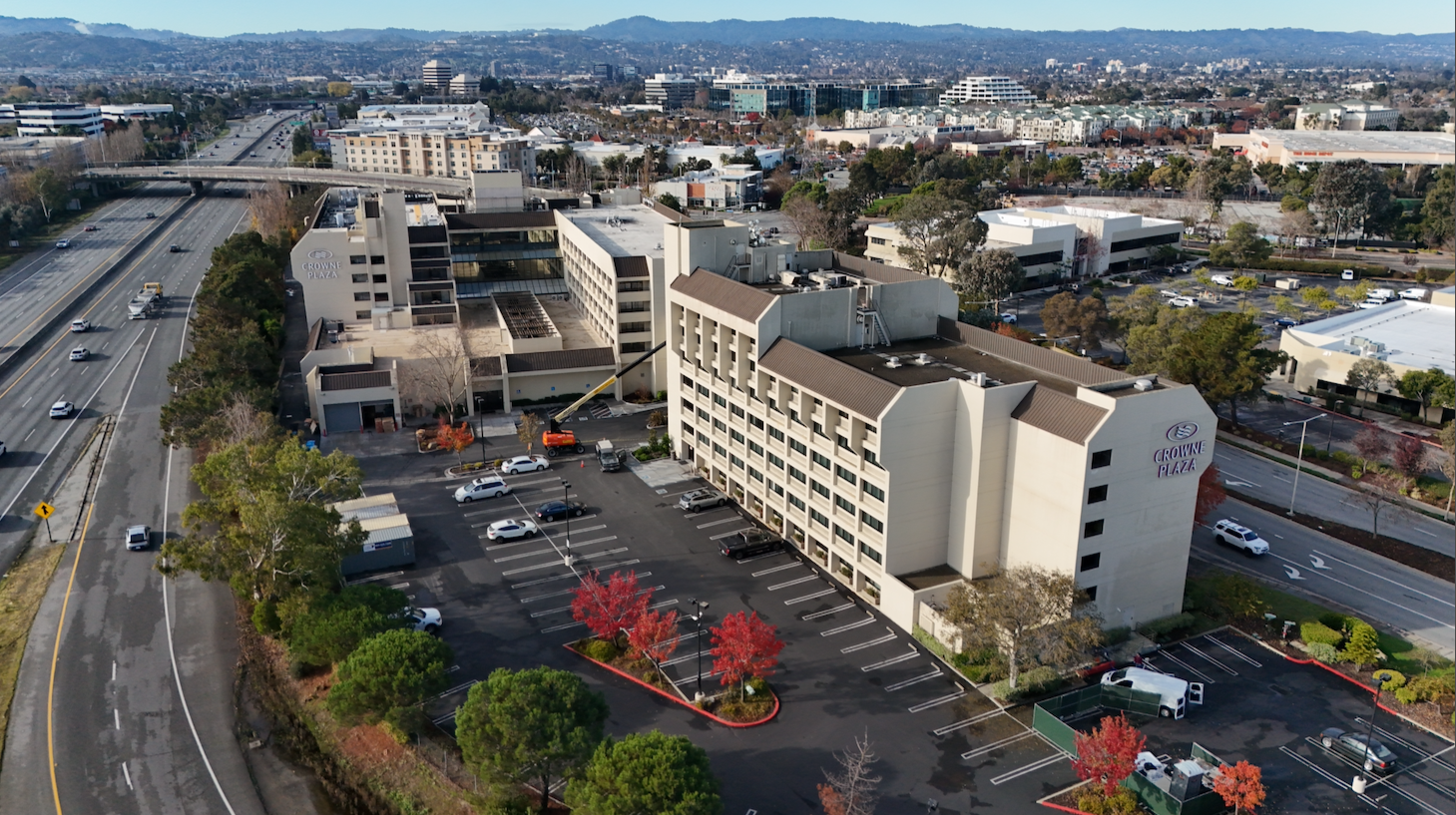 Crowne Plaza Aerial View