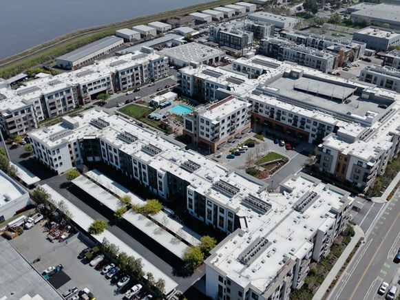 Anton Menlo Apartments Aerial View